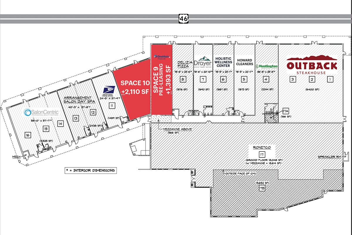 1070 US Highway 46, Ledgewood, NJ 07852 Morris Canal Plaza